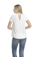 Sslv Wide Tab Signature Blouse | Ivory