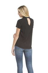 Sslv Wide Tab Signature Blouse | Black