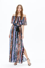 LUBY O/S MAXI DRESS | PURPLE