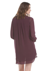 Signature Shirt Dress | Dark Orchid