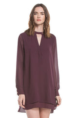 Signature Shirt Dress | Dark Orchid