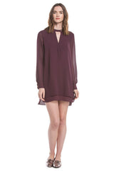 Signature Shirt Dress | Dark Orchid