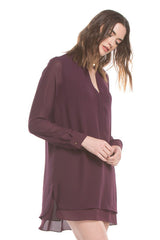 Signature Shirt Dress | Dark Orchid