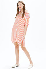 DAISY SHIRT DRESS | RED