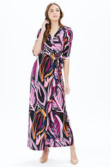 WAVE MAXI DRESS | PURPLE