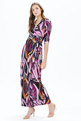 WAVE MAXI DRESS | PURPLE