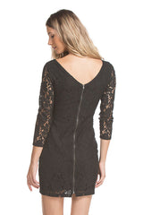 Jackie Lace Dress | Black