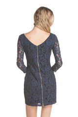 Jackie Lace Dress | Navy