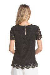 Magnolia Lace Top | Black