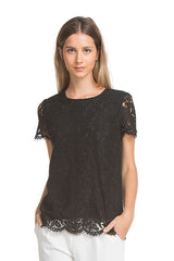 Magnolia Lace Top | Black