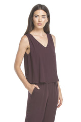 Hailey Jumpsuit | Eggplant