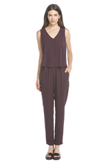 Hailey Jumpsuit | Eggplant