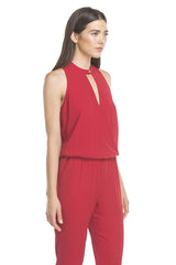 Signature Jumpsuit | Cranberry