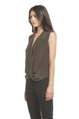 Signature Tie Sleeveless | Olive