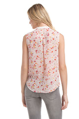 Signature Sleeveless | Wht Floral P