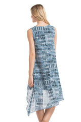 Hailey Asymmetrical Dress | Electric Blue