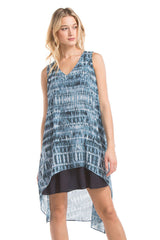 Hailey Asymmetrical Dress | Electric Blue